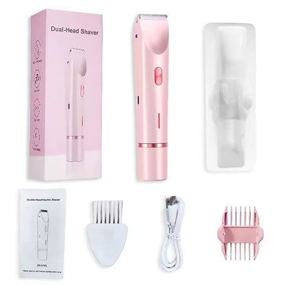 Nuvel™, SilkTouch, Depiladora Facial y Corporal de Doble Cabezal, Piel suave, precisa y sin esfuerzo. Diseñada para una depilación cómoda en seco o húmedo, con cabezales flotantes que se adaptan suavemente a cada zona del cuerpo.