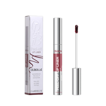 OLIBOLLA 8-Shade Matte Peel off & Duo Lip Tint - Water Proof Colored Liquid Lipliner, Long-Lasting Lipliner, Plumping Contouring Makeup, Smudge-Proof Mess-Free Semi-Permanent Stain