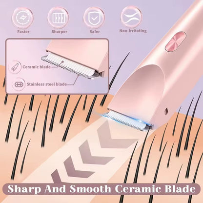 Nuvel™, SilkTouch, Depiladora Facial y Corporal de Doble Cabezal, Piel suave, precisa y sin esfuerzo. Diseñada para una depilación cómoda en seco o húmedo, con cabezales flotantes que se adaptan suavemente a cada zona del cuerpo.