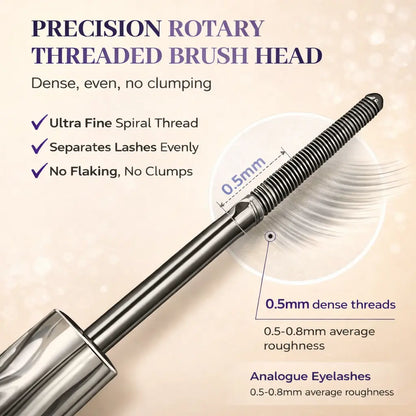 Natural Makeup Finish, Smudge-Proof, Lightweight Texture, Mascara Base Makeup Case, Tube-Shaped Waterproof Long-Lasting Curling Mascara Makeup Case.