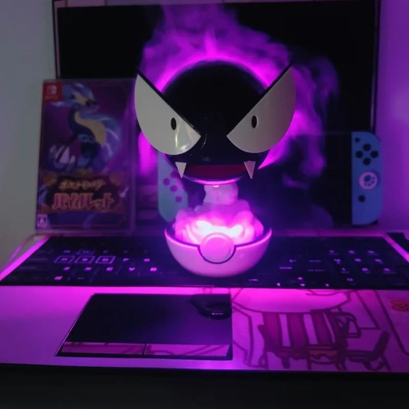 Pokemon Gastly Humidifier USB Charging, Air Moisturizer Spray with Night Light for Home Desktop Decoration Gift