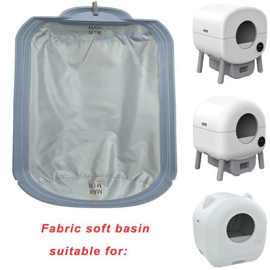 Automatic Cat Litter Box Replace Accessories Soft Fabric Liner Smart Cat Litter Box Accessories Soft Mat Removable Liner