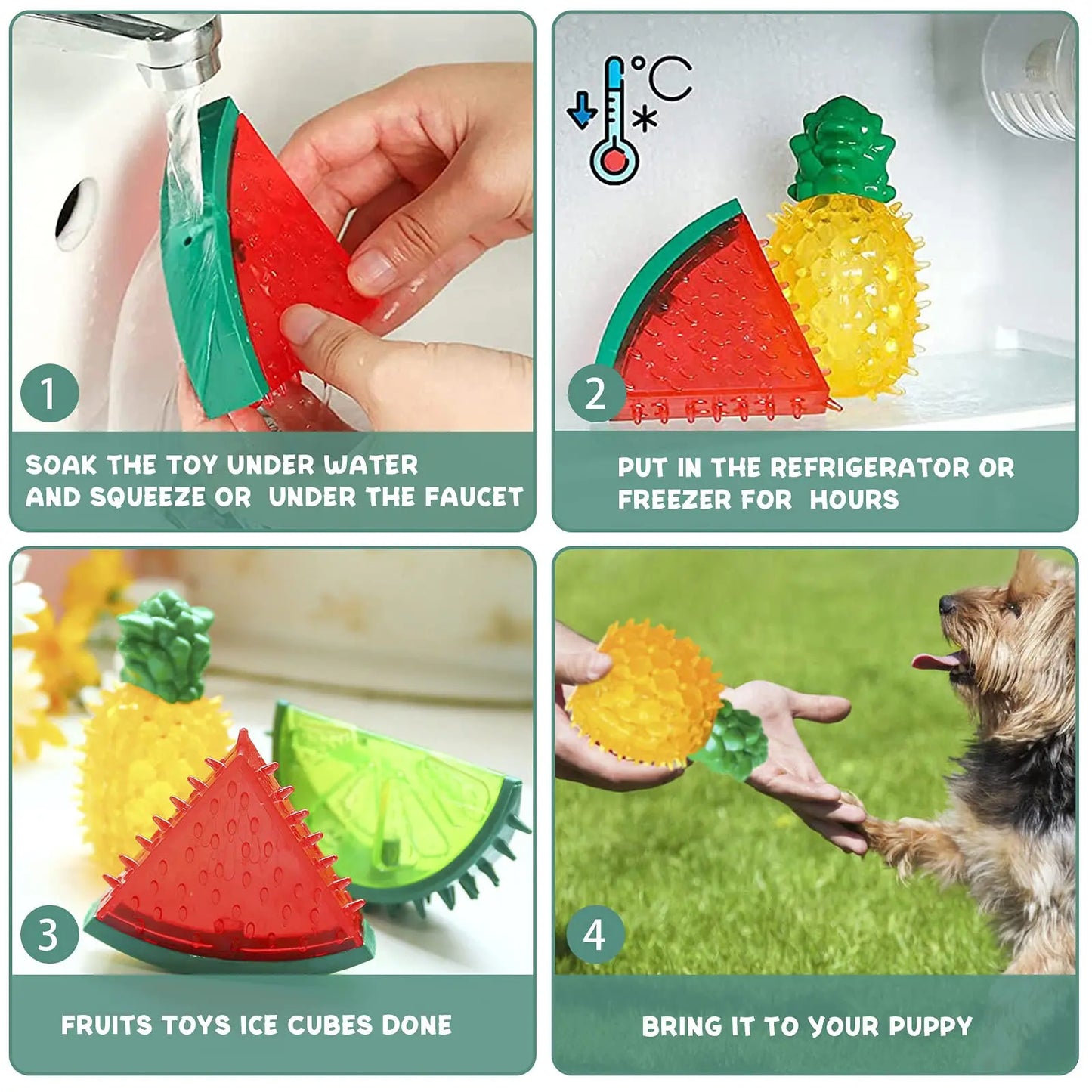 🐶🧊 Juguete Refrescante para Perros – Diversión y Alivio en Cada Mordisco ❄️