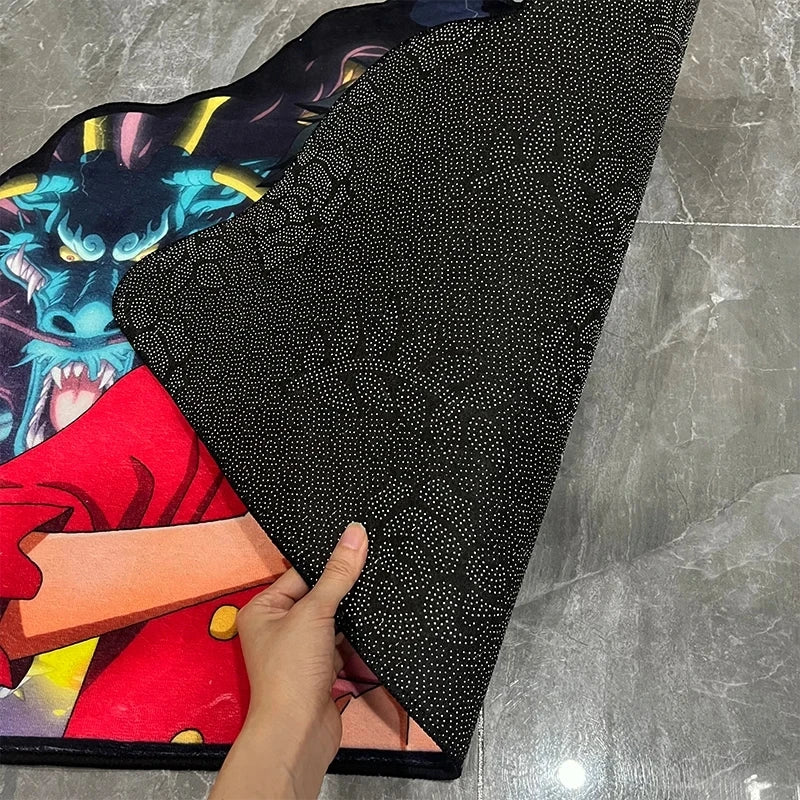 Pokemon Gengar Rug Polyester Carpet Soft Plush Anime Floor Mat Bedroom Decor Non-Slip Gamer Room Mat Japanese Cartoon Kids Gift
