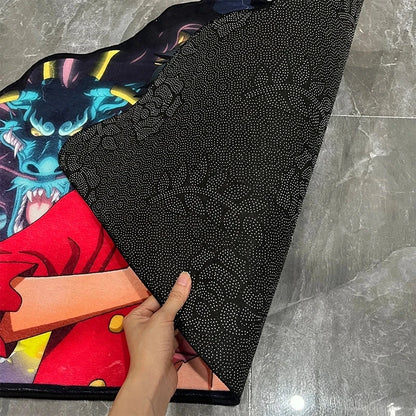 Pokemon Gengar Rug Polyester Carpet Soft Plush Anime Floor Mat Bedroom Decor Non-Slip Gamer Room Mat Japanese Cartoon Kids Gift