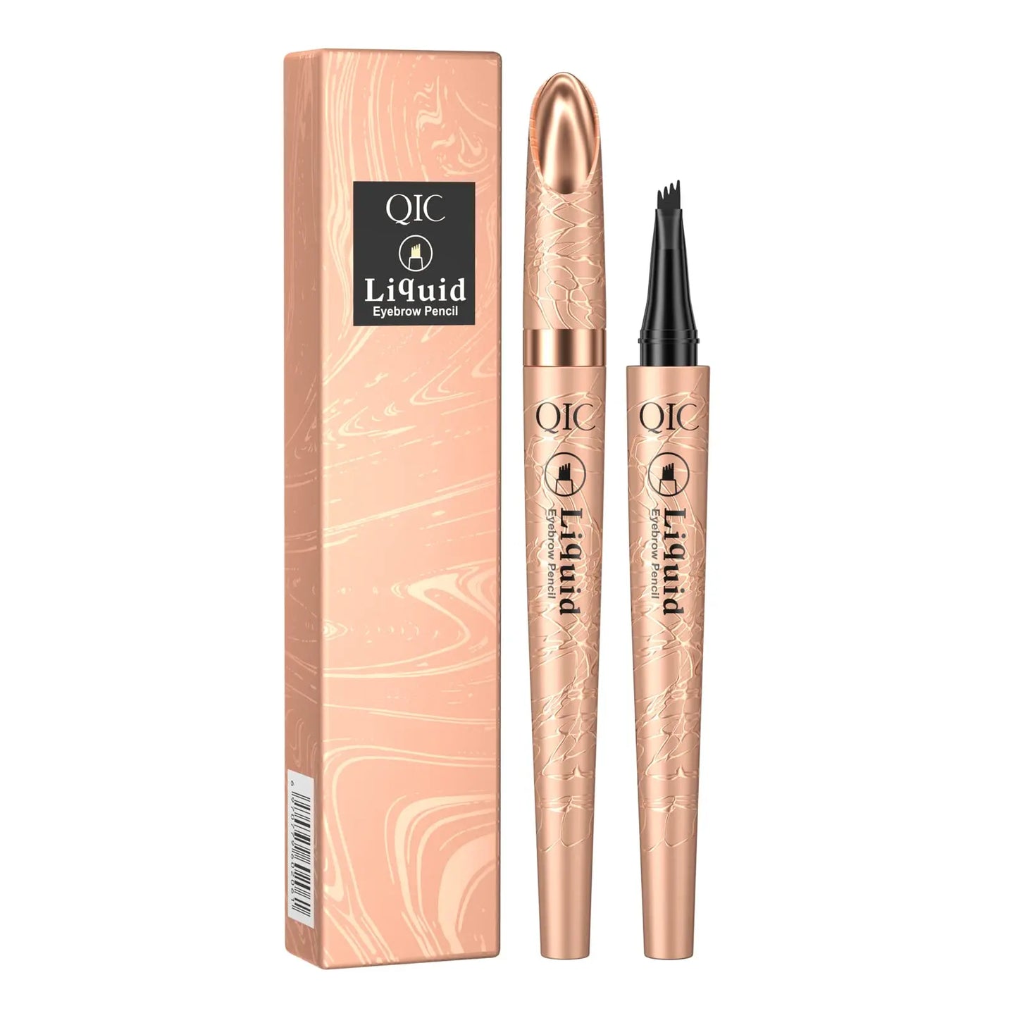 Eyebrow Pencil with Micro-Fork Tip Applicator,Long Lasting Eyebrow Pencil, Brow Styling Brush,Eye Brow Makeup Tool, Makeup Accessories