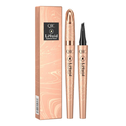 Eyebrow Pencil with Micro-Fork Tip Applicator,Long Lasting Eyebrow Pencil, Brow Styling Brush,Eye Brow Makeup Tool, Makeup Accessories