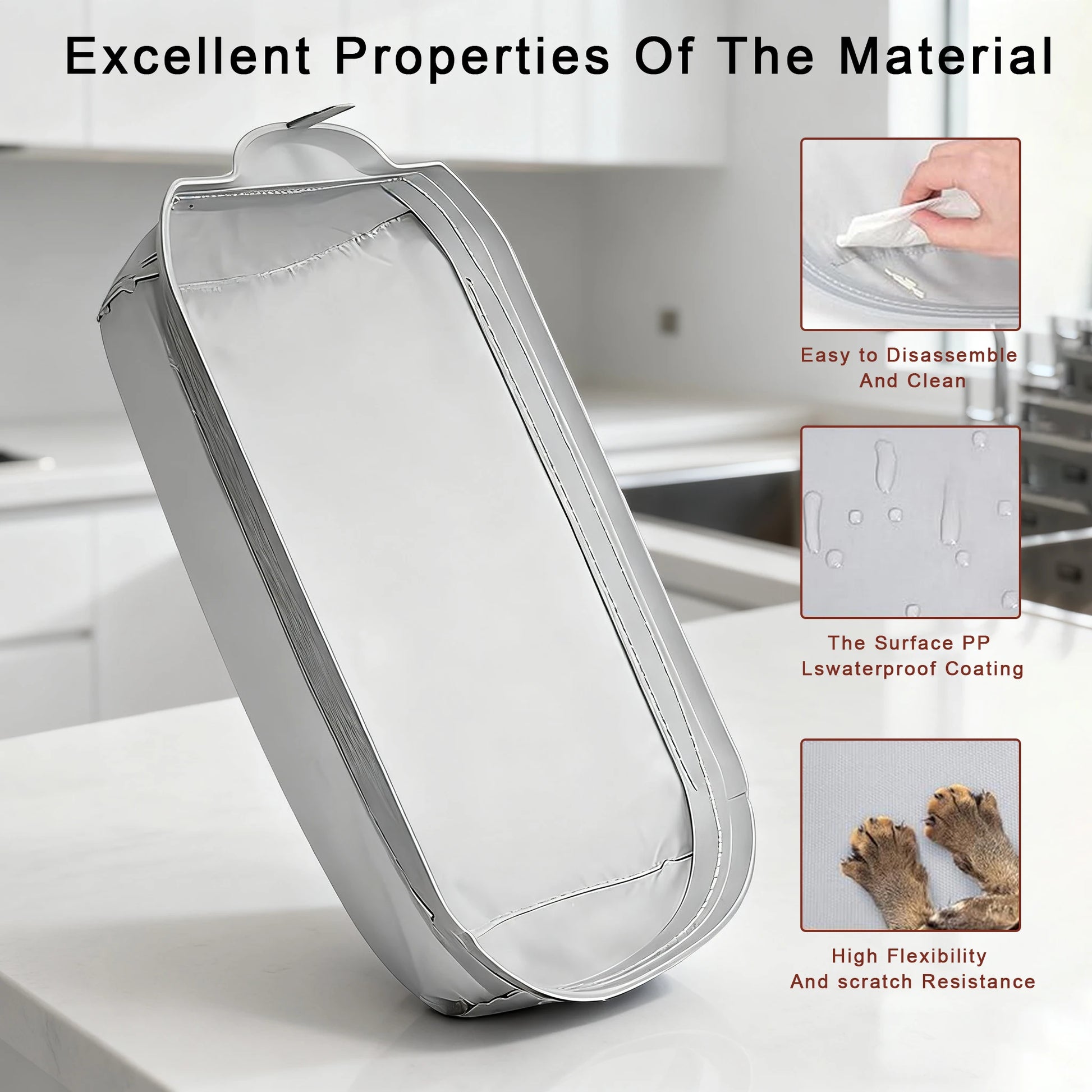 Automatic Cat Litter Box Replace Accessories Soft Fabric Liner Smart Cat Litter Box Accessories Soft Mat Removable Liner