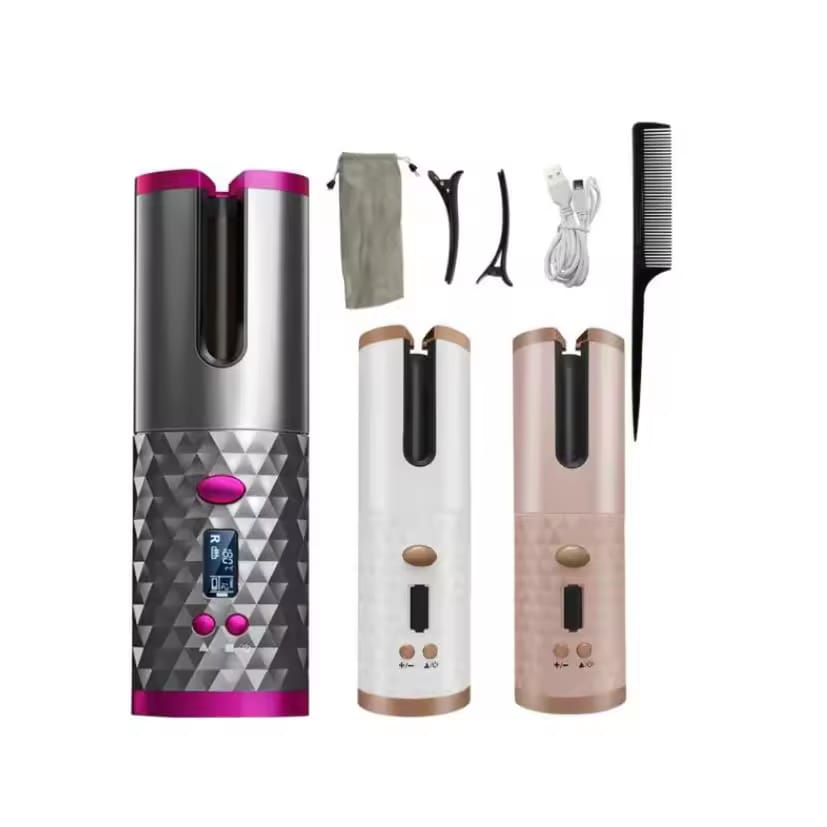 Rizador Automático Inalámbrico Nuvel™ | 4 Temperaturas, Giro 360° y Anti-Enredos