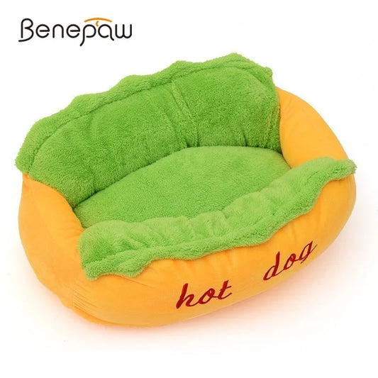 Warm Hot Dog Bed Removable Soft Lounger for Dog Small Large Hot Sale Washable Elastic Puppy Cat Pet House Sofa Indoor